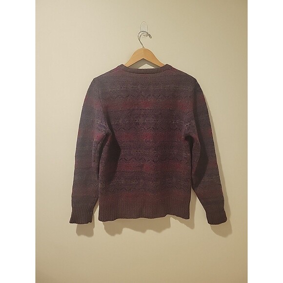 Vintage Ralph Lauren Chaps Men's M Sweater 100% Shetland Wool Grandpa Fisherman - Picture 4 of 6